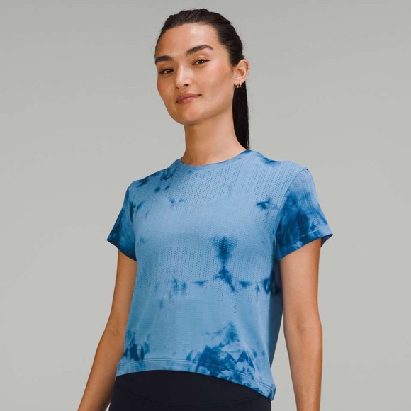 Lululemon Train to Be Short Sleeve Shirt *Marble Dye - Picture 1 of 5